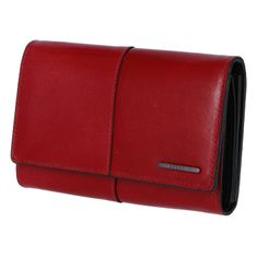 Bellugio Štýlová dámska kožená peňaženka Siska, červená