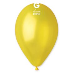 Gemar Balóny metalické žlté 30cm 50ks