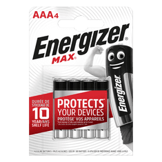 HJ Batéria AAA/LR03 ENERGIZER MAX+ PowerSeal 4ks (blister)