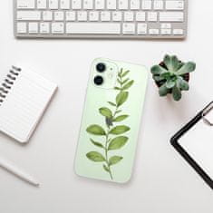 iSaprio Silikónové puzdro - Green Plant 01 pre Apple iPhone 12