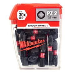 Milwaukee Milwaukee Sada bitov Shockwave PZ2 25 mm 25D
