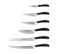 Nože Signature Black 8-dielna sada s ocieľkou