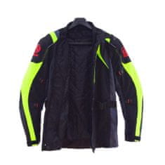 CLS MOTORCYCLE Racing bunda moto CORDURA black/gray/fluo veľkosť 4XL