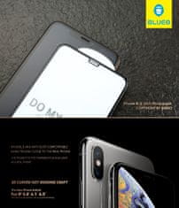 BLUEO Ultimátne 3D zaoblené ochranné tvrdené sklo Gorilla Type (0,2 mm) iPhone 11 Pre Max / XS Max - čierne
