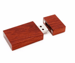 CTRL+C Sada: drevený USB hranol a drevený malý box, cherry, 8 GB, USB 2.0