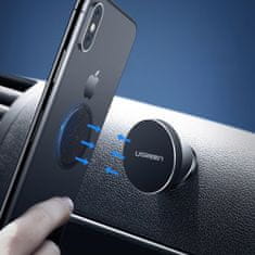 Ugreen 2x kovový pliešok pre magnetický držiak na mobil do auta, čierny