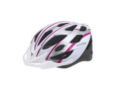 Wista Cyklistická prilba WISTA HardShell biela/ružová – 80078 L/XL (58-61cm)