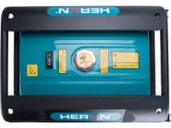 Heron Elektrocentrála rámová benzínová 400V/230V, 6,8kW/5,5kW, 15HP, elektrický štart