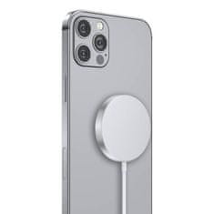 Kaku bezdrôtová magnetická nabíjačka na iPhone 12, MagSafe, 15W, USB-C, biela