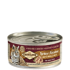 Carnilove Turkey & Reindeer for Adult Cats 12 x 100 g