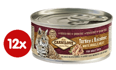Carnilove Turkey & Reindeer for Adult Cats 12 x 100 g