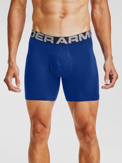 Under Armour Boxerky UA Charged Cotton 6in 3 Pack-BLU