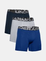 Under Armour Boxerky UA Charged Cotton 6in 3 Pack-BLU S