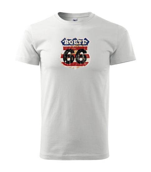 MSP Pánske tričko s moto motívom 26 Route 66