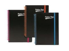 Pukka Pad Blok "Neon notepad", A5, mix farieb, linajkový, 100 listov, špirálová väzba, 7663-PPN