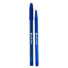 Astra 10ks - ZENITH Handy, Jednorazové guľôčkové pero 0,7mm, modré s vrchnákom, 201318007