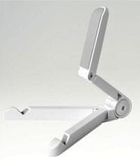 Atmoog ST-WH01 - polohovateľný stojan na čítačku / tabliet / telefón - biely, s polstrovaním