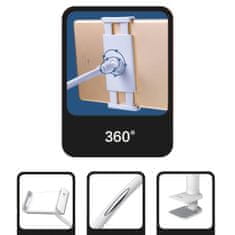 Kaku Lazy Holder flexibilný držiak na mobil a tablet do 10.6'', biely