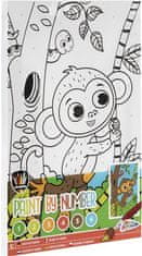 Grafix Maľovanie podľa čísel pre deti - Opička