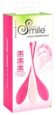 SMILE Sweet Smile Kegel Training Balls, súprava 3 vaginálnych činiek k posilnenie panvového dna