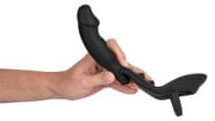 Black Velvets Black Velvets Ring & Vibro Plug - vibračný masér prostaty a krúžok okolo penisu