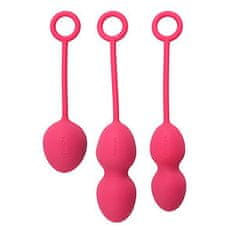 svakom SVAKOM Nova Kegel Balls Plum Red set 3 luxusných guličiek k cvičeniu