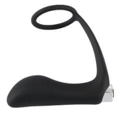 Black Velvets Black Velvets Vibrating Ring & Plug, vibračné masér prostaty 9.5 x 3.5 cm