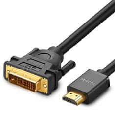 Ugreen HD106 kábel HDMI - DVI, M/M, 2m, čierny