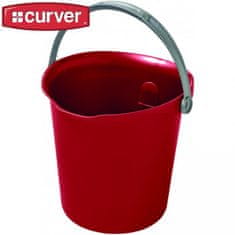 Greatstore Uklízecí kbelík 9l - červený CURVER
