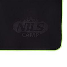 NILLS CAMP rychleschnoucí ručník z mikrovlákna NCR11 černá/zelená