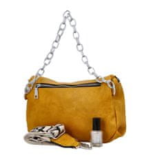 Turbo Bags Dámska módna taška na obličky s nápisom Hello, žltá
