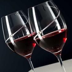 Diamante Silhouette poháre veľké na červené víno v darčekovom balení