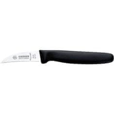Giesser Messer Nôž na zeleninu hladký , čepeľ 8 cm SB karta, čierný