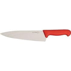 Giesser Messer Nôž kuchynský, ergonomické madlo červenej, veľmi kvalitné prevedenie, dĺžka ostria 200, 