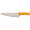 Nôž kuchynský, ergonomická rukoväť žltá, veľmi kvalitný výrobok, dĺžka ostria 200 mm, 