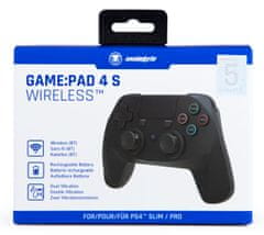 Snakebyte GAME:PAD 4 S Wireless BLACK bezdrôtový ovládač pre PS4, černý