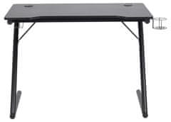 Design Scandinavia Herný stôl Trooper, 100 cm, čierna