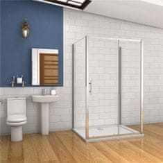 H K Viacstenné sprchovací kút SYMPHONY U3 100x90x90 cm s posuvnými dverami vrátane sprchovej vaničky z liateho mramoru