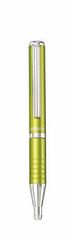 Zebra Guľôčkové pero "SL-F1", modrá, 0,24 mm, teleskopické, kovové, zelené telo, 23464-24