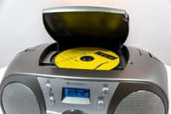 Soundmaster SCD1800TI, Boombox s CD, DAB+/FM a BT, strieborná