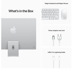 Apple iMac 24" 4,5K Retina M1 (MGPD3SL/A) strieborná, SK layout