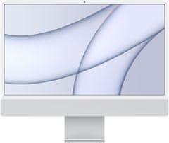 Apple iMac 24" 4,5K Retina M1 (MGPD3SL/A) strieborná, SK layout