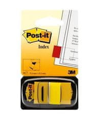 3M Samolepiace záložky so zásobníkom, žltá, 25 x 43 mm, 50 listov, 7100102671