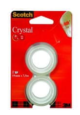 3M Lepiaca páska "Crystal", 19 mm x 7,5 m, UU008702696/XA004839586