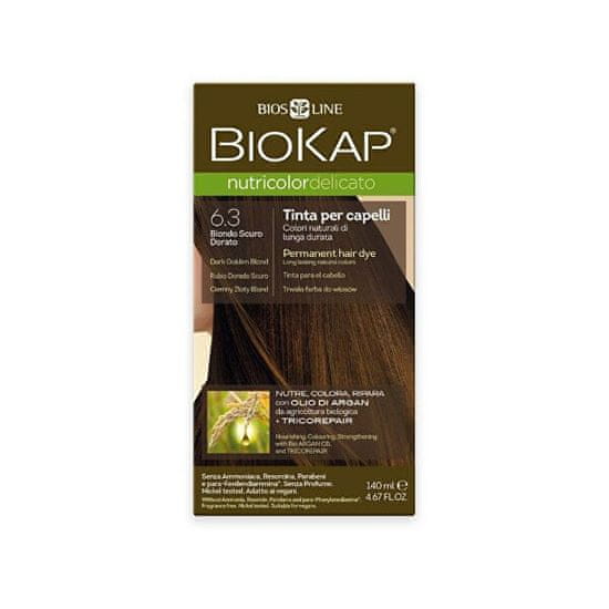 BioKap Nutricolor Delicato - Farba na vlasy 6.30 Blond zlatá tmavá 140 ml