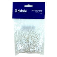 Kubala Dištančné krížiky - biele 1mm 4 ks