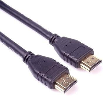 PremiumCord HDMI 2.1 High Speed + Ethernet kabel 8K @ 60Hz,pozlátené 1 m kphdm21-1