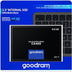 GoodRam CX400 Gen.2, 2,5" - 512GB (SSDPR-CX400-512-G2)