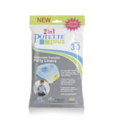 Potette Plus Náhradné náplne (vrecká) pre cestovný nočník - 30 ks