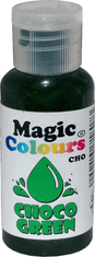 Magic Colours Gélová farba do čokolády (32 g) Choco Green CHOGRN dortis